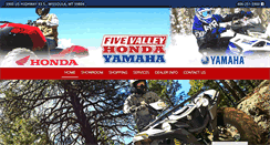 Desktop Screenshot of fivevalleyhondayamaha.com